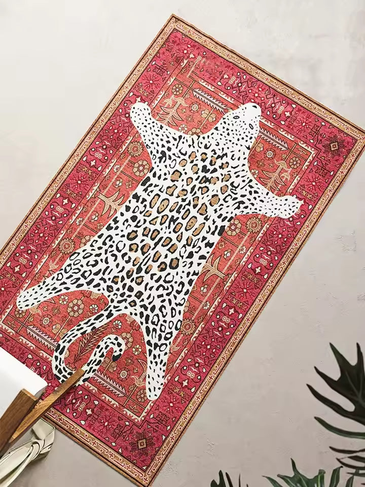 Valencia Leopard Tapestry Rug