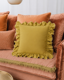 Amélie Ruffle Pillow Cover
