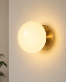 Ivory Aura Wall Light