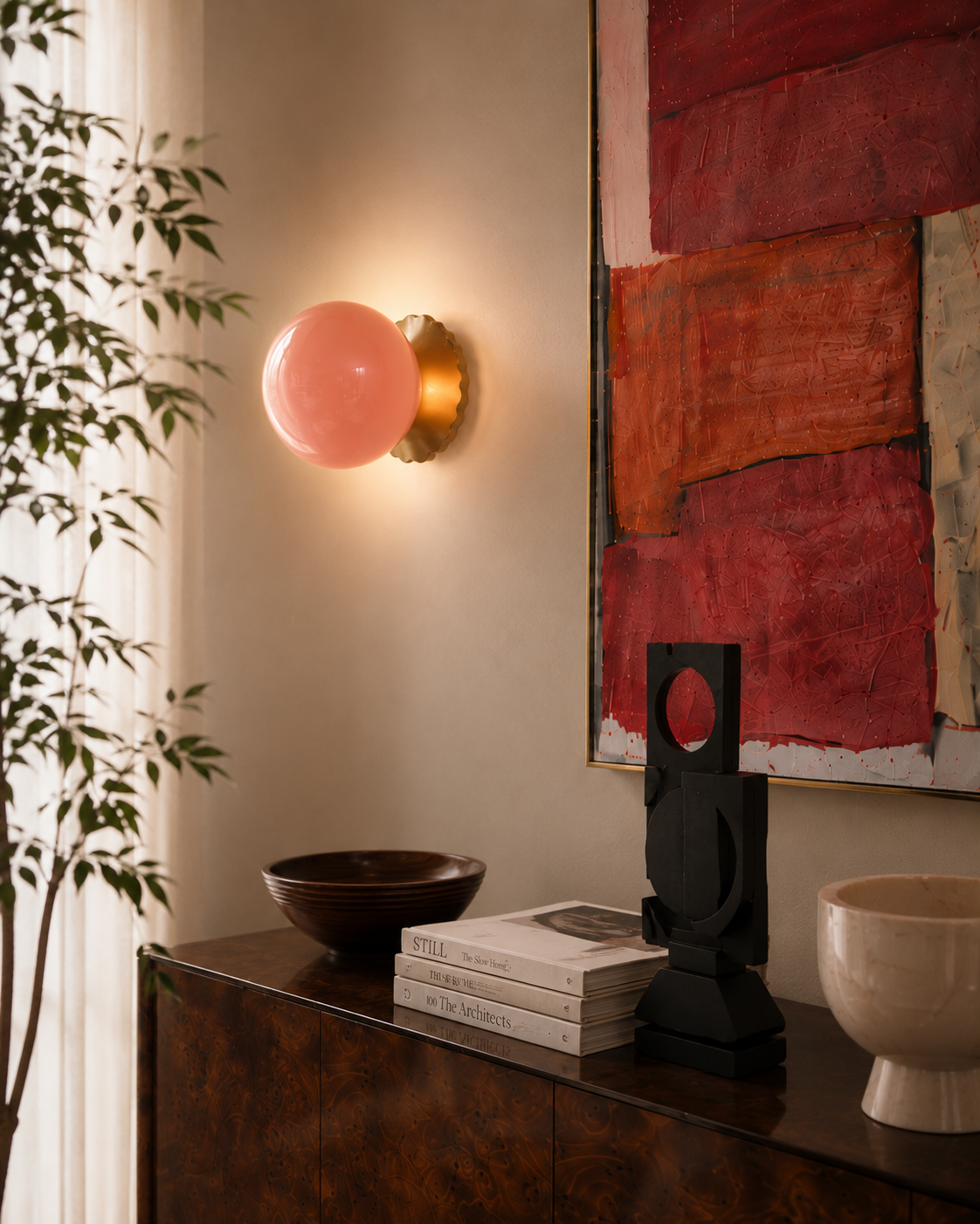Rose Aura Wall Light