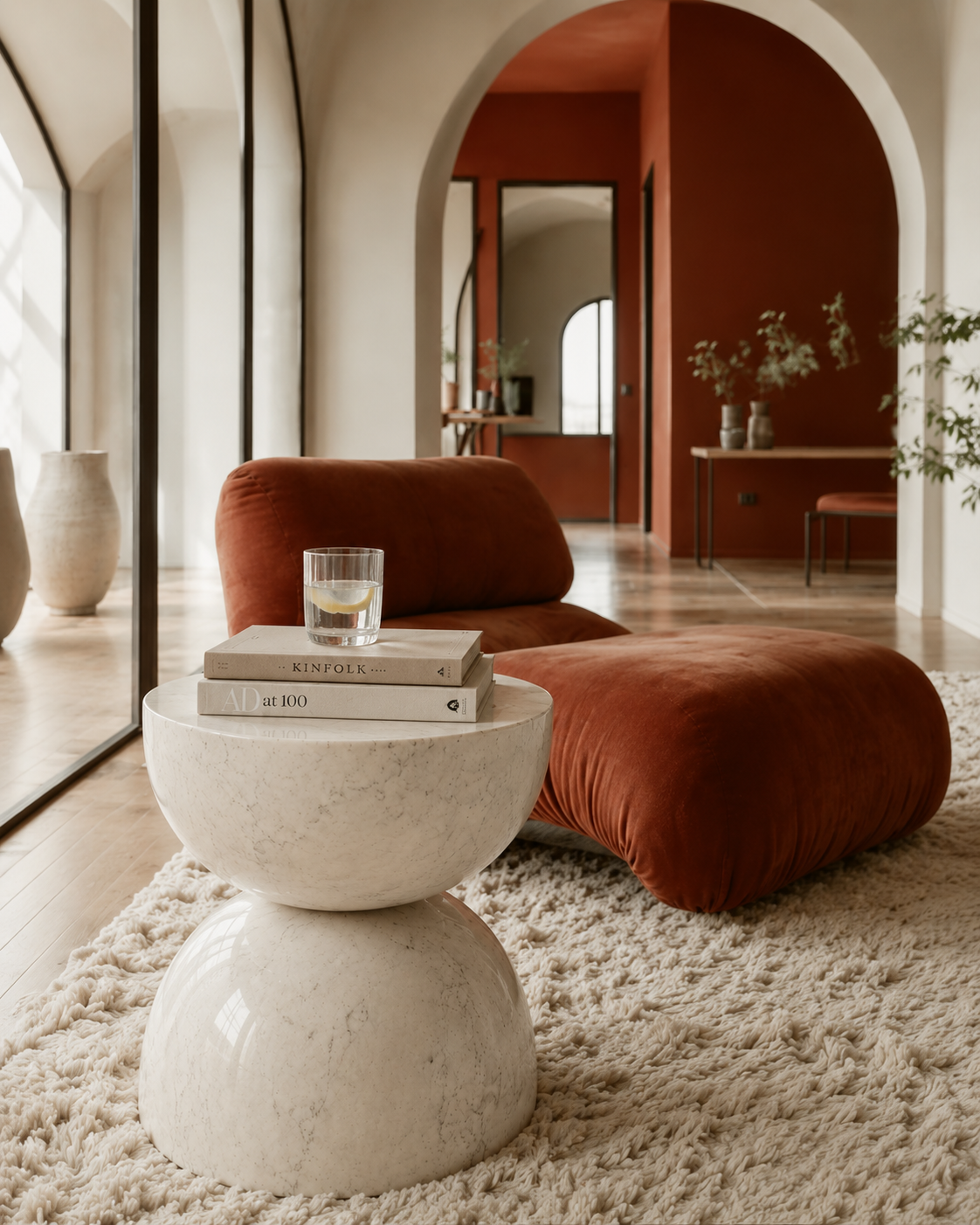 Pietra Marble Side Table