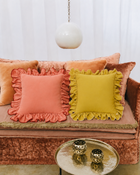Amélie Ruffle Pillow Cover