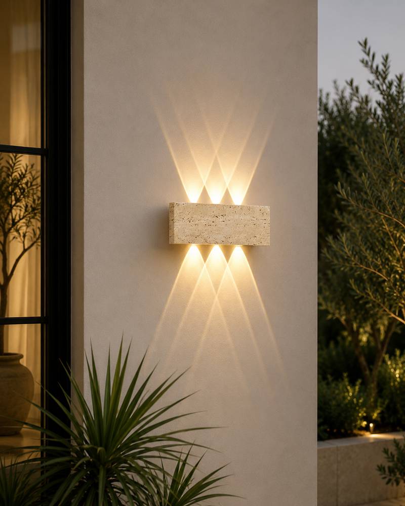 Amalfi Travertine Wall Light